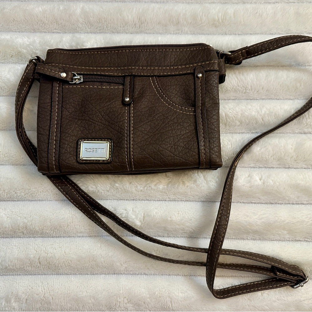 Rosetti Dark Brown Crossbody Bag